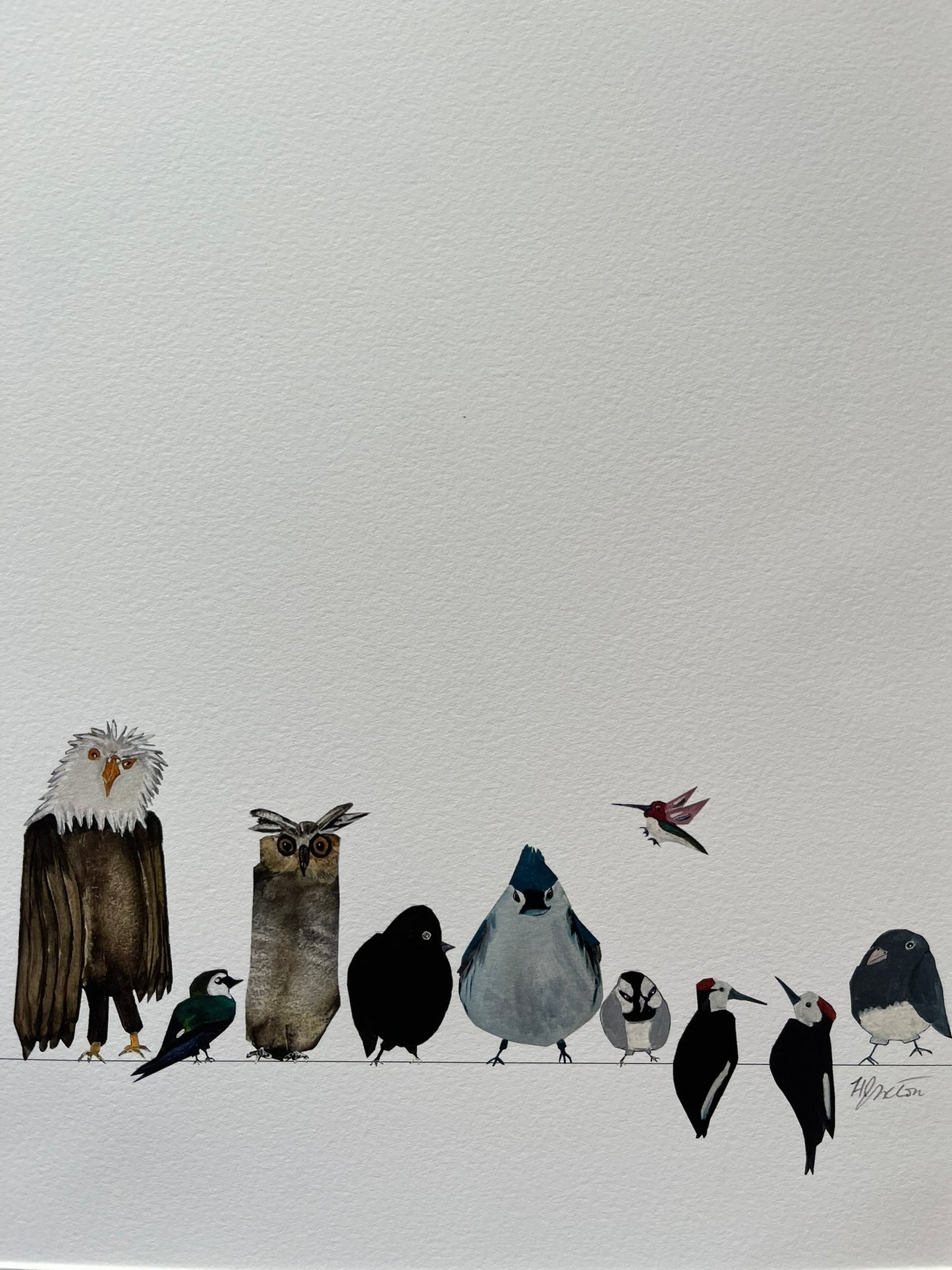 " BIRDS ON A WIRE"