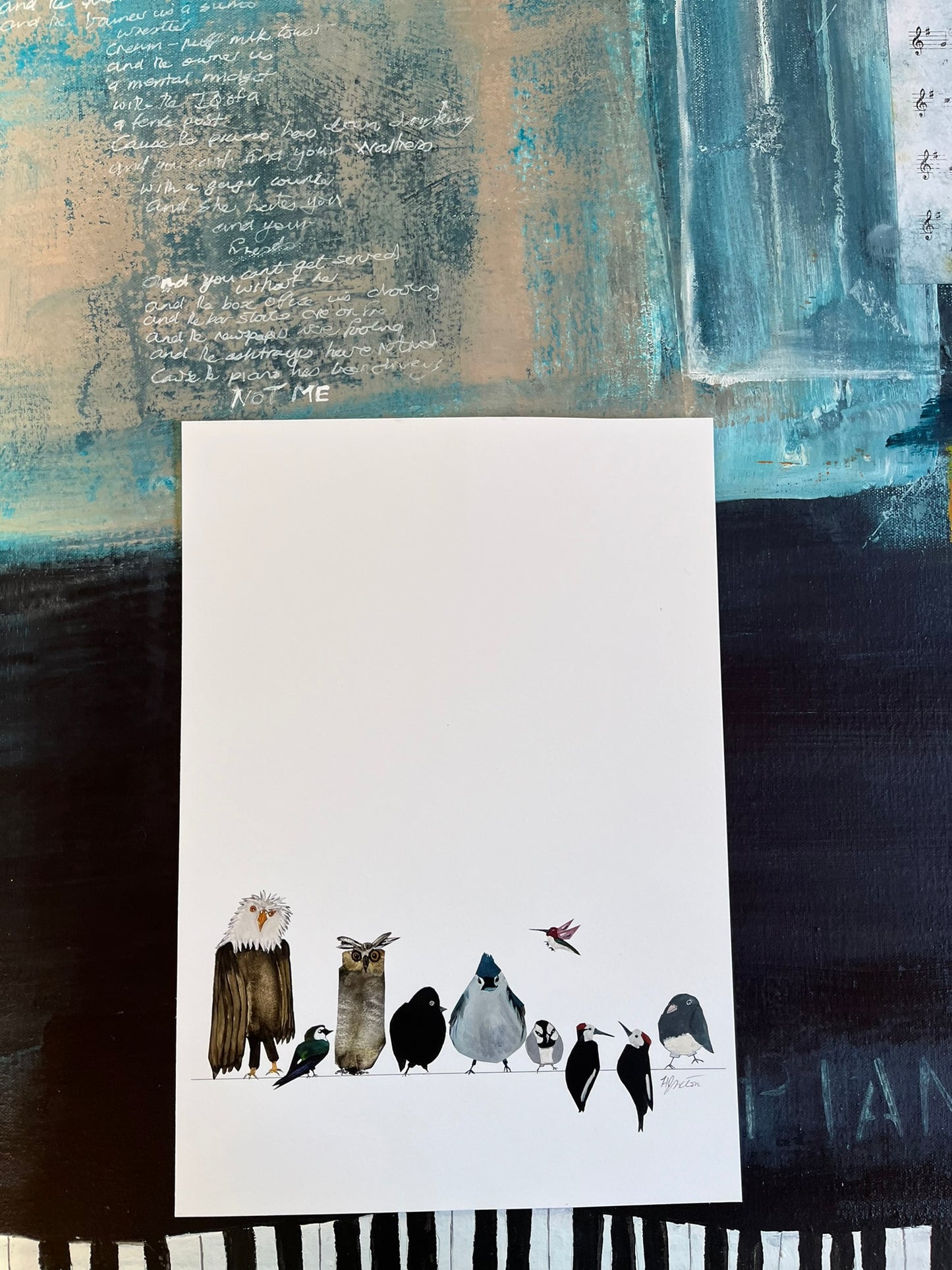" BIRDS ON A WIRE"