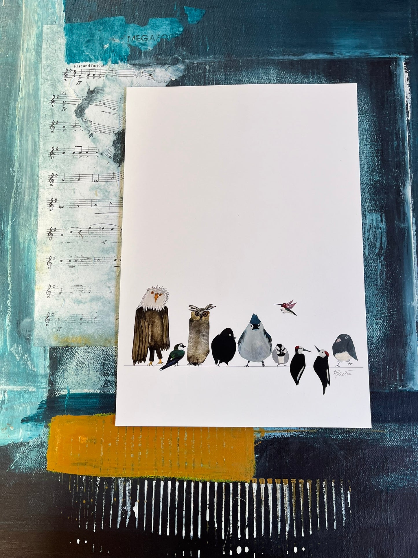 " BIRDS ON A WIRE"
