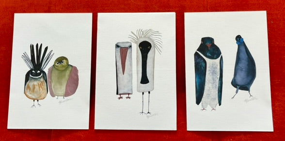 THE NATIVE BIRDS OF NZ SERIES CARDS