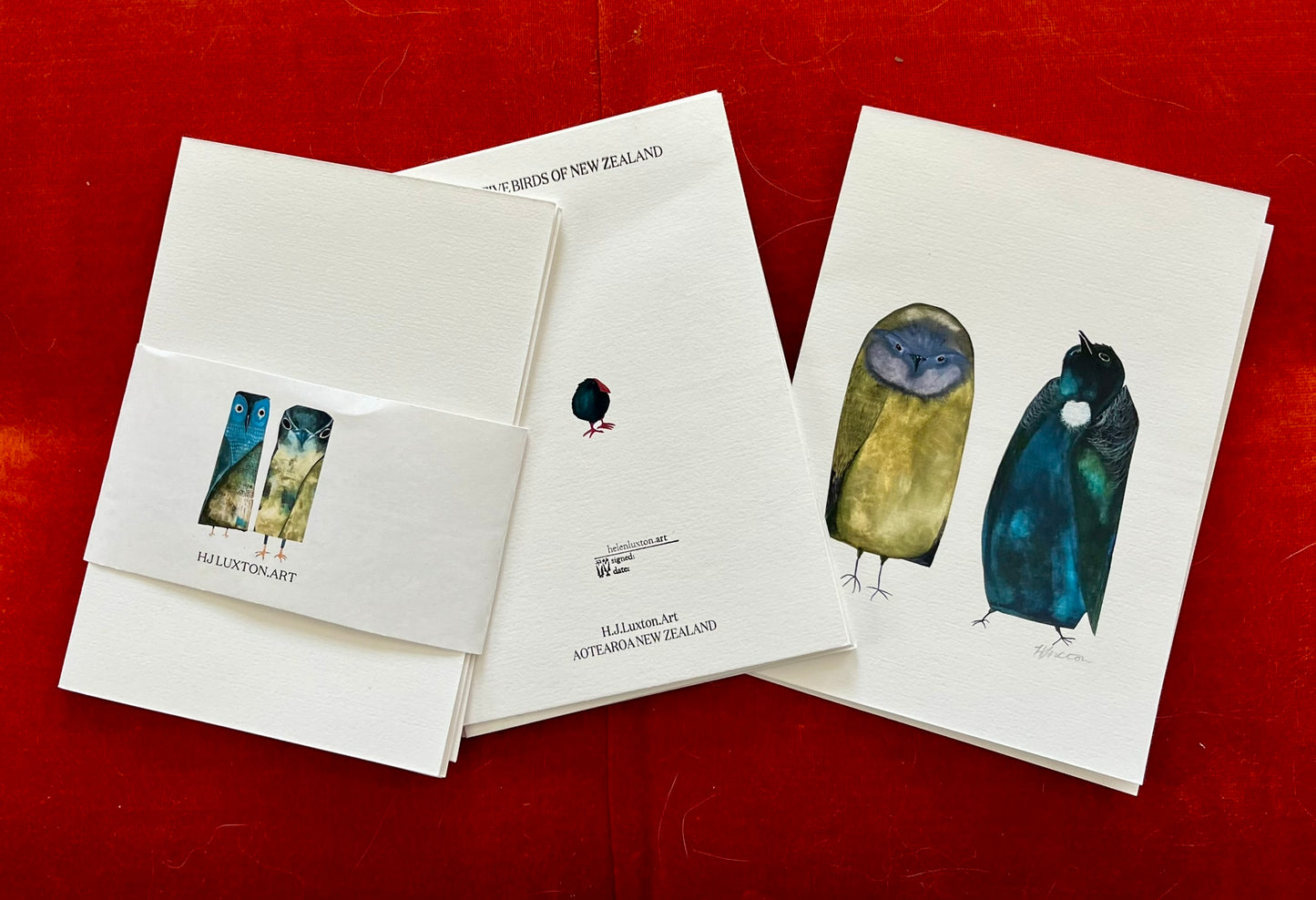 THE NATIVE BIRDS OF NZ SERIES CARDS