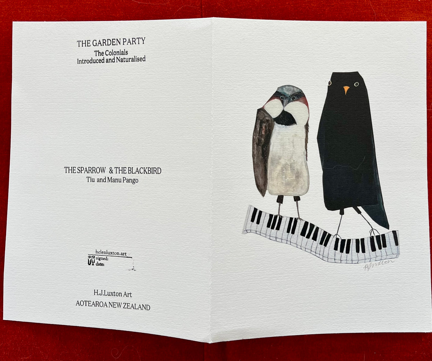 THE COLONIALS- CARDS